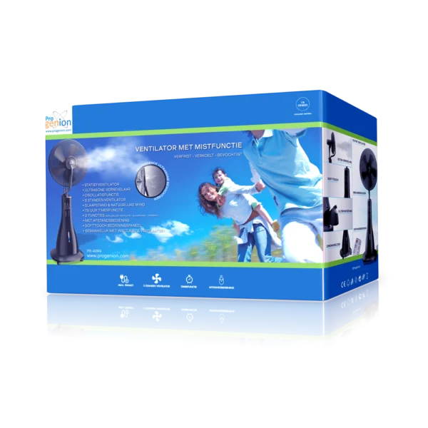 Verpakking van Ventilator met waternevel PR-40RA