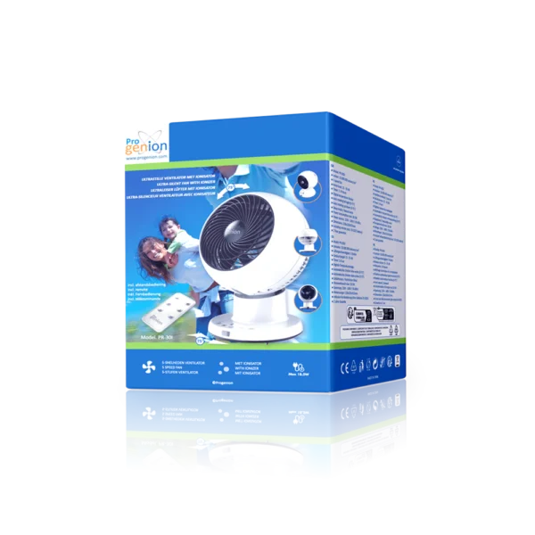 Verpakking van Tafelventilator Progenion PR-30I
