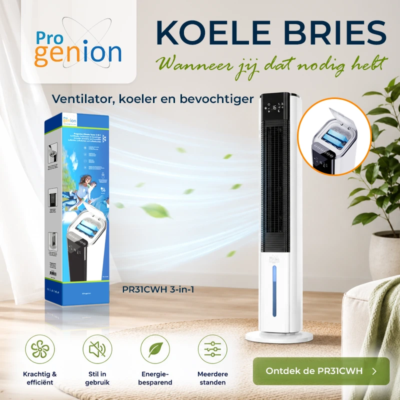 Progenion Ventilator met ijs